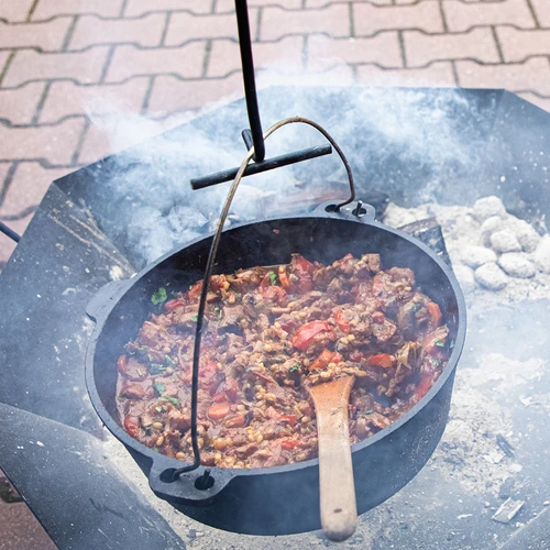 Pakėlėjas/žarsteklis ketaus puodo arba katilo dangčiui - 7