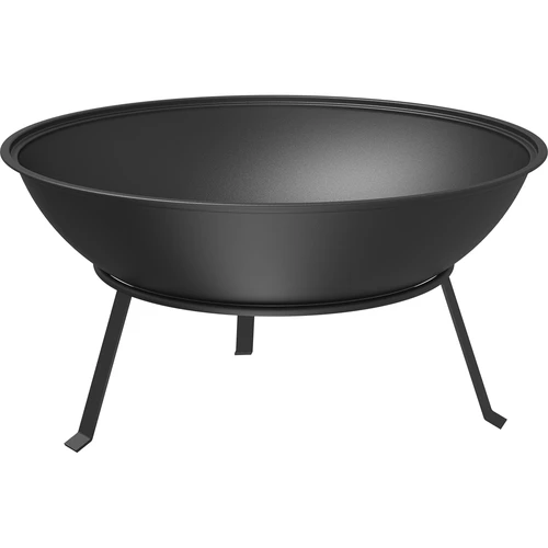 Palenisko ogrodowe z rusztem, Ø55 cm, okrągłe, misa