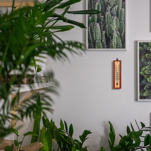 Patalpų termometras su auksine skale (-10 °C iki +50 °C) 12 cm - 6