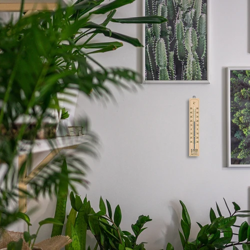 Patalpų termometras su sustiprinta kapiliarinio vamzdelio apsauga (nuo -30 °C iki +50 °C) 20 cm - 5