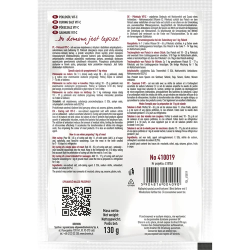 Pekelinė druska Vit-C - 130 g - 2