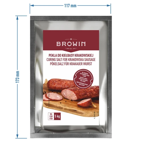 Peklinimo druska Pekla Krokuvos dešrai - 115 g - 5