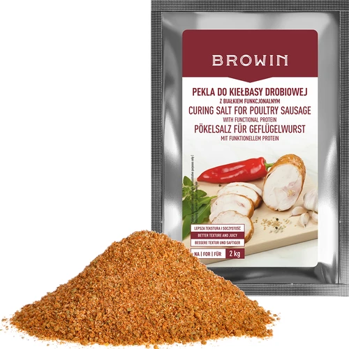 Peklos druska - Pekla paukštienos dešrai, su funkciniu baltymu, 60 g - 3