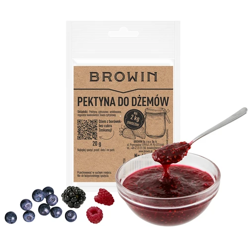 Pektinas džemams - iš citrusinių vaisių, amidintas, želėjimui, 20 g - 2