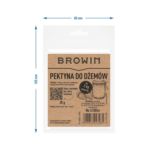Pektyna do dżemów - cytrusowa amidowana do żelowania, 20 g - 4