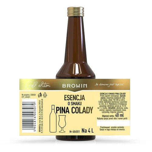 Pina Colada skonio esencija, skirta 4 l - 40 ml - 7
