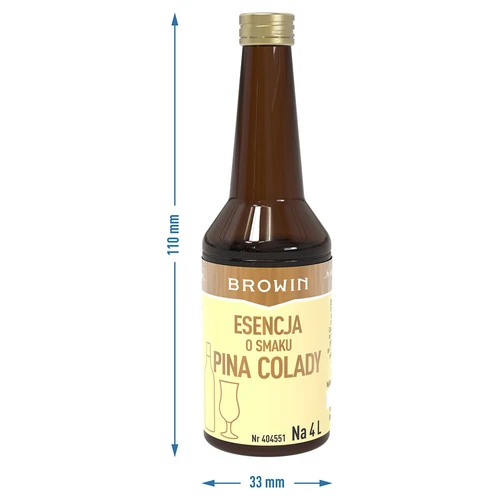 Pina Colada skonio esencija, skirta 4 l - 40 ml - 8