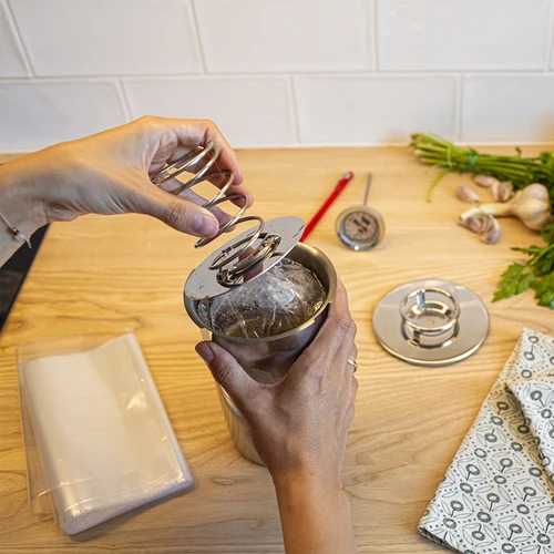 Plastikiniai maišeliai kumpio virimo aparatui 3,0 kg - 20 vnt. - 4