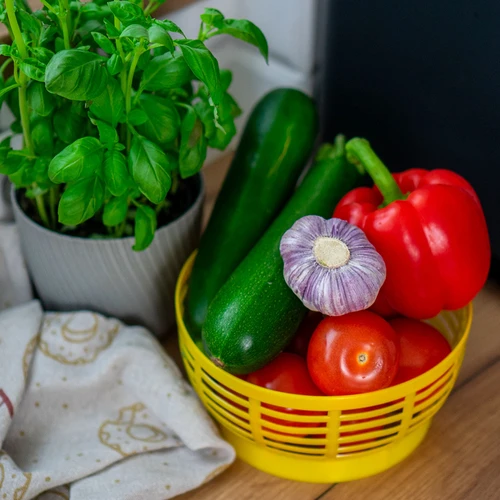 Plastikinis krepšelis Dam 5L, geltonas - 7