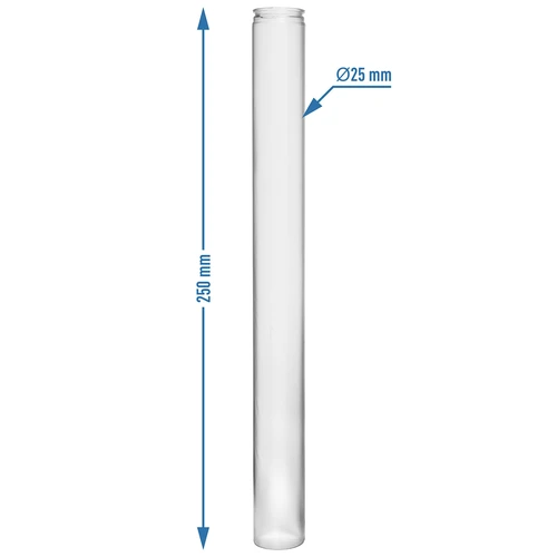 Plastikinis matavimo cilindras naudojimui su skysčių matuokliais, 25 cm - 2