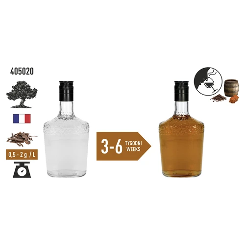 Płatki dębowe mocno opiekane, 20g - 6