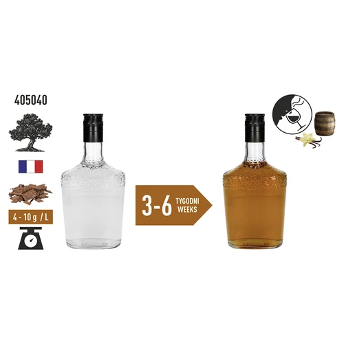 Płatki dębowe waniliowe, mocno opiekane, 20g - 6