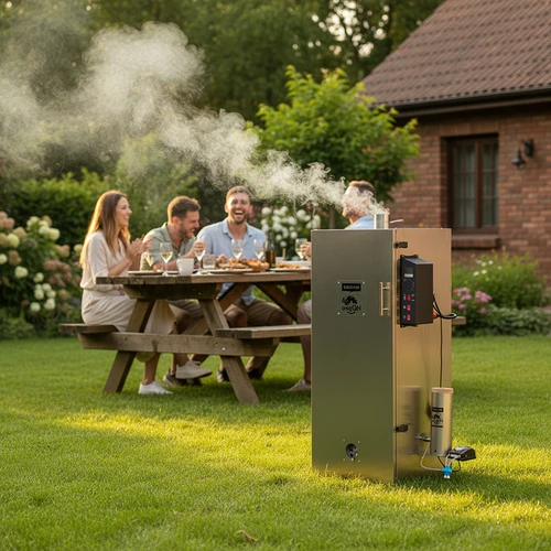 Plieninė dragON rūkykla 220 L – su skaitmeniniu valdikliu - 13