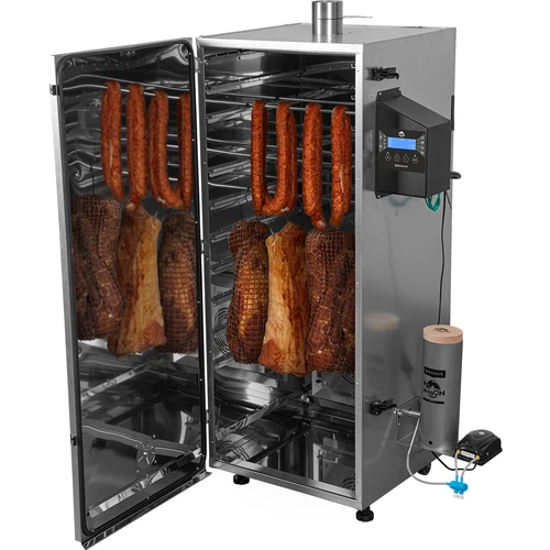 Plieninė rūkykla dragON 220 l, IQ – su Wi‑Fi valdikliu - 4