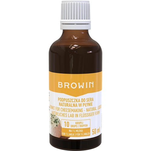 Podpuszczka do sera naturalna w płynie 50 ml  - 1 