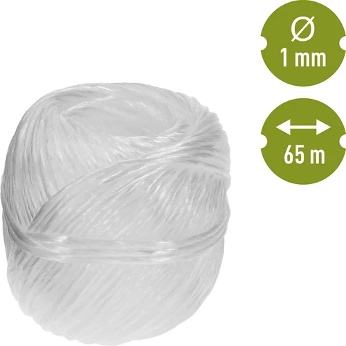 Polipropileno virvelė 1 mm/65 m/50 g - 4