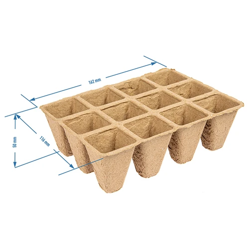 Popieriniai vazonėliai 4 x 4 x 4,5, rinkinys 5 vnt. - 4