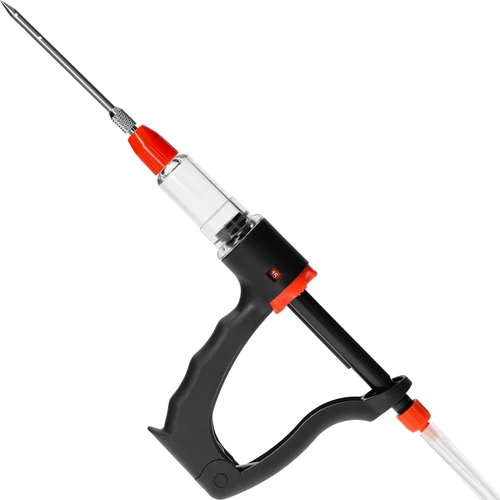 Pusiau automatinis mėsos injektorius su adatų rinkiniu ir žarnele - 3