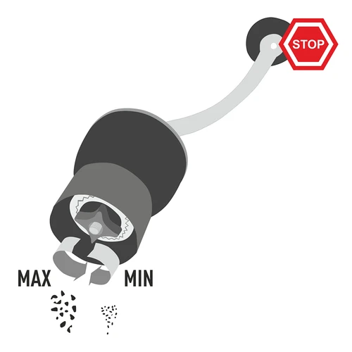 Rankinis kavos malūnėlis su malimo rupumo reguliavimu - 6