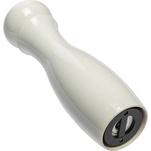 Rankinis pipirų ir druskos malūnėlis, 21 cm, baltas - 2