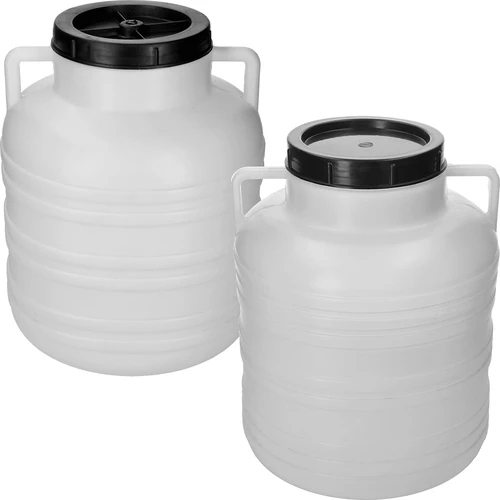 Rauginimo statinė 20 l – balta, su rankenomis - 2