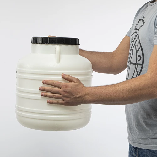Rauginimo statinė 30 l – balta, su rankenomis - 9