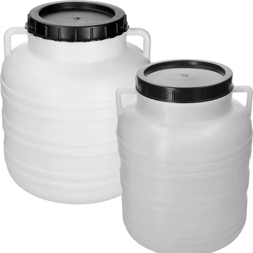 Rauginimo statinė 30 l – balta, su rankenomis - 2