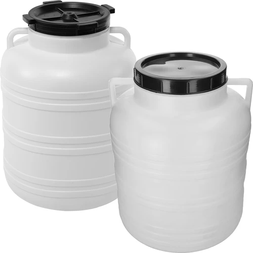Rauginimo statinė 60 l – balta, su rankenomis - 2