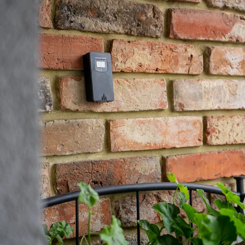 RCC meteorologinė stotelė – elektroninė, su apšvietimu, belaidė, su jutikliu, juoda - 17