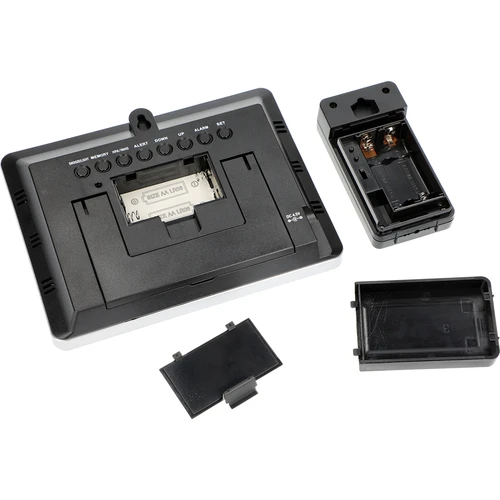 RCC meteorologinė stotelė – elektroninė, su apšvietimu, belaidė, su jutikliu, juoda - 8