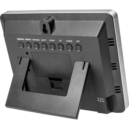 RCC meteorologinė stotelė – elektroninė, su apšvietimu, belaidė, su jutikliu, juoda - 3