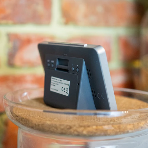 RCC orų stotis – elektroninė, belaidė, su apšviestu jutikliu, juoda - 16