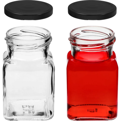 Rinkinys 12 x 150 ml stiklainiai + 30 etikečių prieskonių žymėjimui - 8