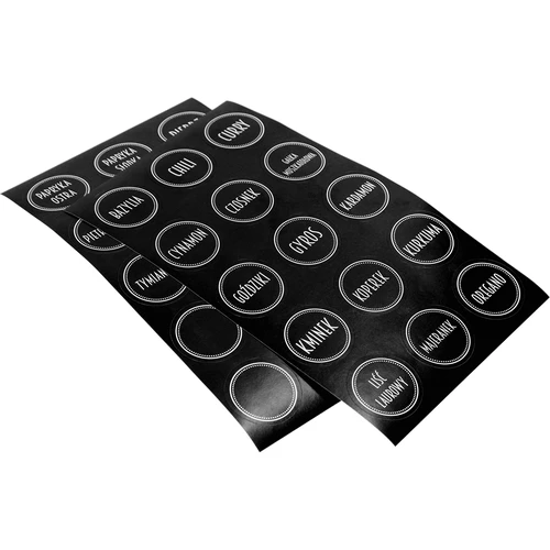 Rinkinys 12 x 150 ml stiklainiai + 30 etikečių prieskonių žymėjimui - 6