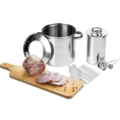 Rinkinys su vandens apvalkalu – 1,5 kg kumpio virimo indas + puodas - 17