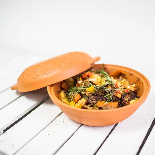 Romėniškas apvalus puodas 4 l - 8