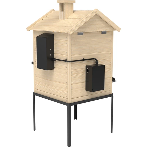 Rūkykla 115 l dragON Wood 60E, medinė, su elektriniu kaitinimo moduliu ir valdikliu - 4