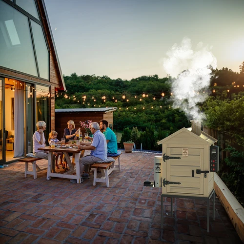 Rūkykla 115 l dragON Wood 60E, medinė, su elektriniu kaitinimo moduliu ir valdikliu - 19