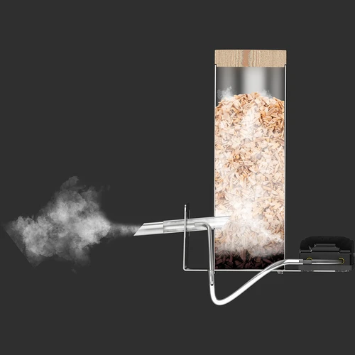 Rūkykla 200 L dragON Larch E21 - iš maumedžio, su elektriniu kaitinimo moduliu ir valdikliu - 15