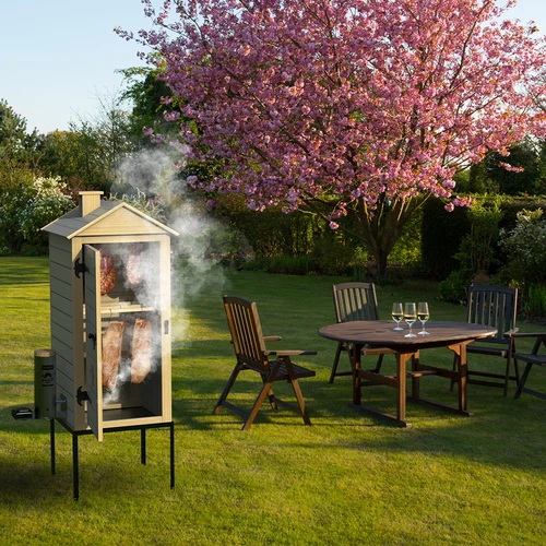 Rūkykla 200 L dragON Larch E21 - iš maumedžio, su elektriniu kaitinimo moduliu ir valdikliu - 19