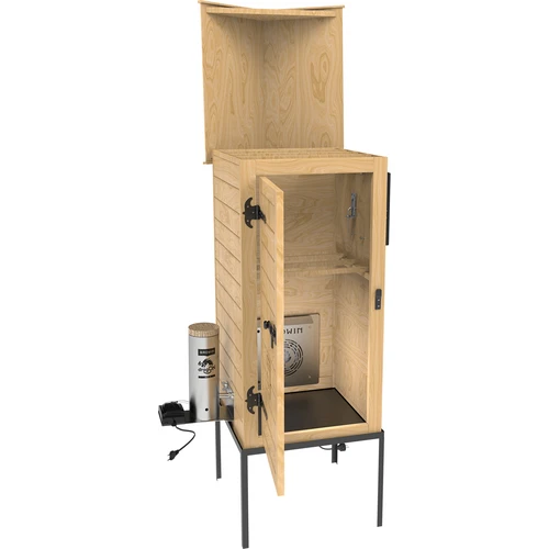 Rūkykla 200 L dragON Larch E21 - iš maumedžio, su elektriniu kaitinimo moduliu ir valdikliu - 7