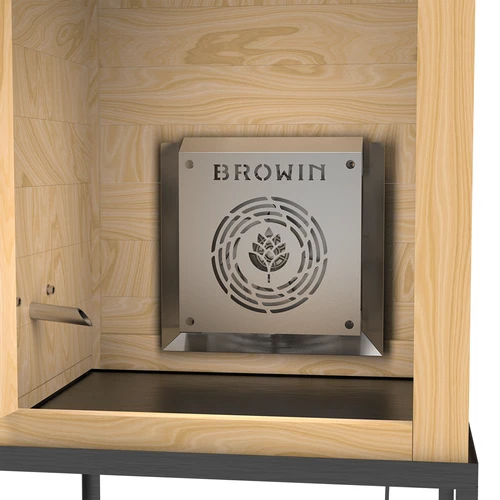 Rūkykla 200 L dragON Larch E21 - iš maumedžio, su elektriniu kaitinimo moduliu ir valdikliu - 10