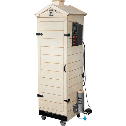 Rūkykla dragON PLYWOOD NATURE – berėmė, modulinė, su skaitmeniniu valdikliu, 320 l - 2