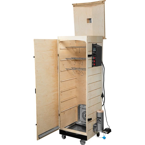 Rūkykla dragON PLYWOOD NATURE – berėmė, modulinė, su skaitmeniniu valdikliu, 320 l - 3