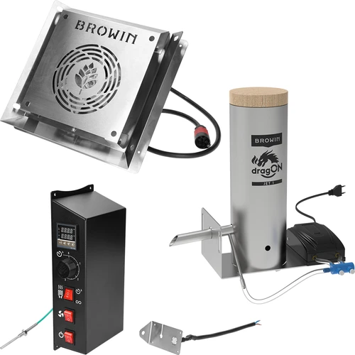 Rūkykla dragON PLYWOOD NATURE – berėmė, modulinė, su skaitmeniniu valdikliu, 320 l - 7