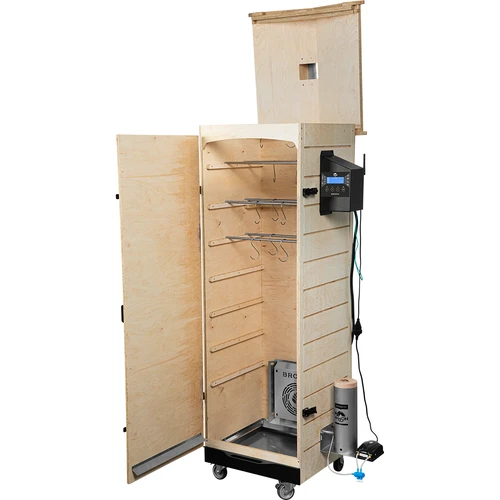 Rūkykla dragON PLYWOOD NATURE – berėmė, modulinė, su Wi-Fi valdikliu, 320 l - 3