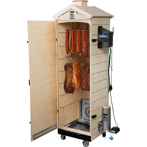 Rūkykla dragON PLYWOOD NATURE – berėmė, modulinė, su Wi-Fi valdikliu, 320 l - 4