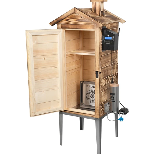 Rūkykla su Wi‑Fi, 200 l – dragON WOOD 100IQ su elektriniu šildymo moduliu ir valdikliu, kūrenama malkomis - 2