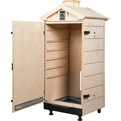 Rūkyklos kamera iš sertifikuotos faneros, berėmė 200L, su ratukais - 2