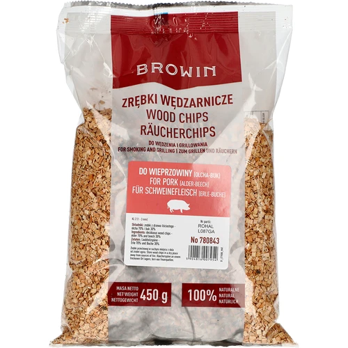 Rūkymo/grilinimo drožlės 70% alksnio + 30% buko, 450 g, 2 klasė